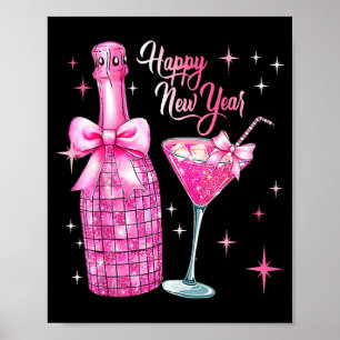 Happy New Year 2026 Elegant Champagne Celebration  Poster