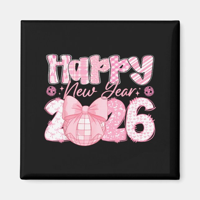 Happy New Year 2026 Eve Party Family Matching Men  Magnet (Front)