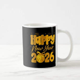 Happy New Year 2026 Eve Party Gold Family Matching Coffee Mug