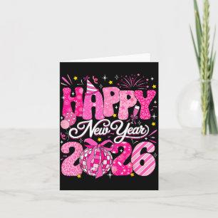 Happy New Year 2026 Eve Party Nye Family Matching Thank You Card