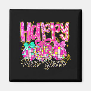 Happy New Year 2026 Family Celebration New Years E Magnet