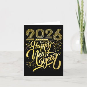 Happy New Year 2026 Fireworks Loading Card