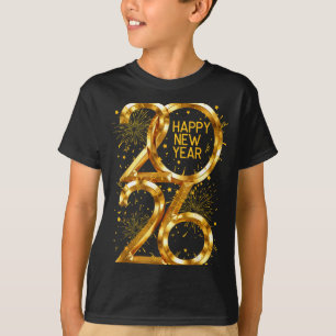 Happy New Year 2026 Fireworks New Year Eve's Nye P T-Shirt