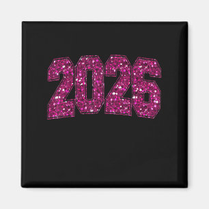 Happy New Year 2026 Fireworks Party Eve Family Xma Magnet