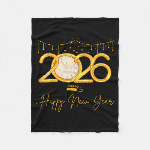 Happy New Year 2026  Fleece Blanket