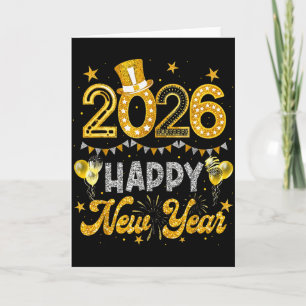 Happy New Year 2026 Funny New Years Eve Party Men  Card