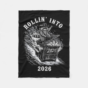 Happy New Year 2026 Goodbye 2025 Hello 2026 Family Fleece Blanket
