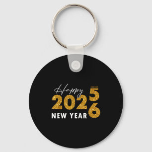 Happy New Year 2026 Goodbye 2025 Hello 2026 Key Ring