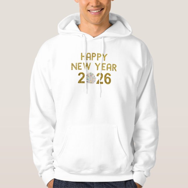 Happy New Year 2026 Hoodie (Front)
