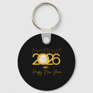 Happy New Year 2026  Key Ring