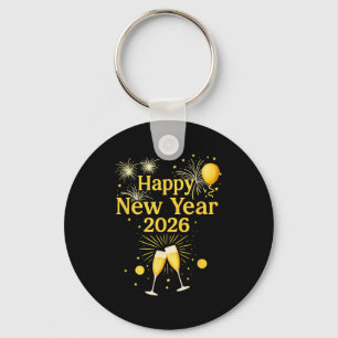 Happy New Year 2026  Key Ring