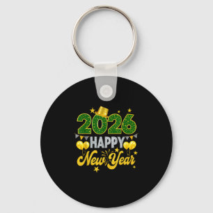 Happy New Year 2026 Matching Family Key Ring