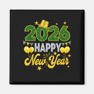 Happy New Year 2026 Matching Family Magnet