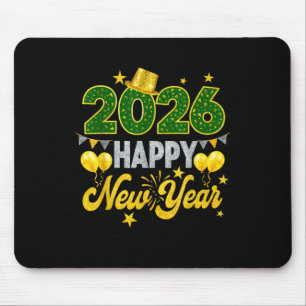 Happy New Year 2026 Matching Family  Mouse Pad