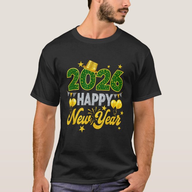 Happy New Year 2026 Matching Family  T-Shirt (Front)