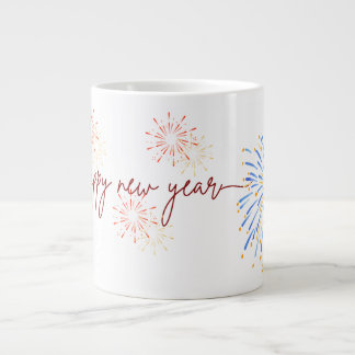 Happy New Year 2026 Mug – Fireworks & Celebration