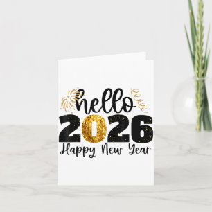 Happy New Year 2026 New Year Party Friends Family  Card