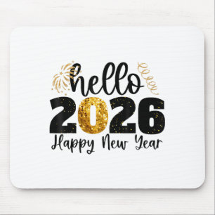 Happy New Year 2026 New Year Party Friends Family  Mouse Pad