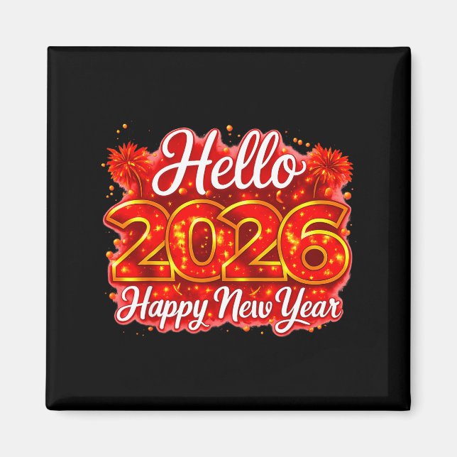 Happy New Year 2026 New Year Party S For Friends F Magnet (Front)