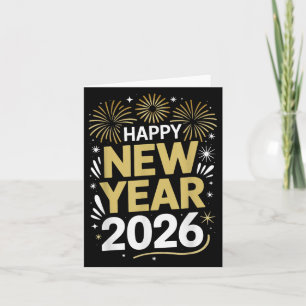 Happy New Year 2026 - New Year's Eve 2026 Card