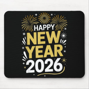 Happy New Year 2026 - New Year's Eve 2026 Mouse Pad