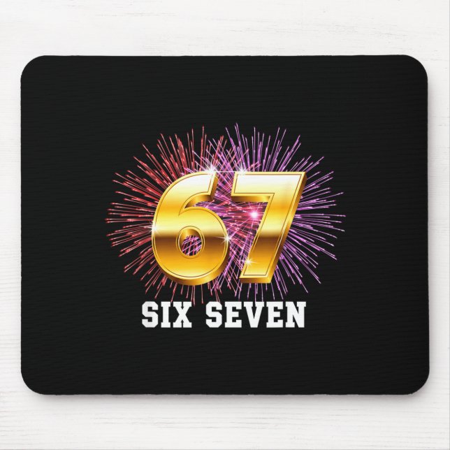 Happy New Year 2026 New Year's Eve Party 67 Six Se Mouse Pad (Front)