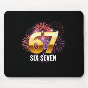 Happy New Year 2026 New Year's Eve Party 67 Six Se Mouse Pad