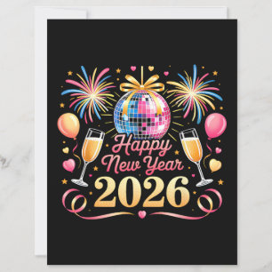 Happy New Year 2026 New Years Eve Party Countdown