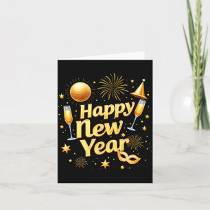 Happy New Year 2026 New Years Eve Party Countdown  Card
