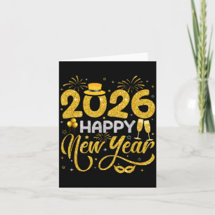 Happy New Year 2026 New Years Eve Party Countdown  Card