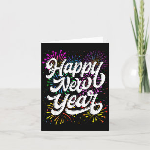 Happy New Year 2026 New Year's Eve Party Countdown Card