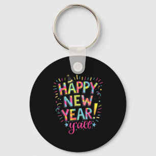 Happy New Year 2026 New Years Eve Party Countdown Key Ring