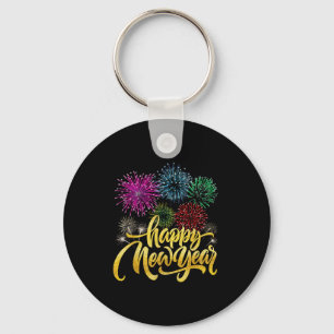 Happy New Year 2026 New Years Eve Party Countdown Key Ring