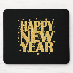 Happy New Year 2026 New Years Eve Party Countdown  Mouse Pad