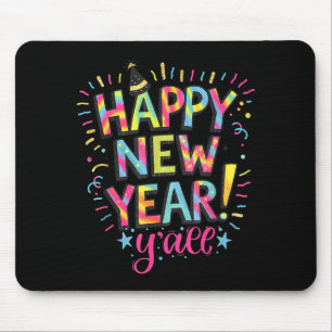 Happy New Year 2026 New Years Eve Party Countdown  Mouse Pad