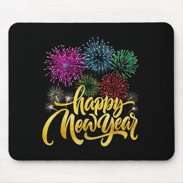 Happy New Year 2026 New Years Eve Party Countdown  Mouse Pad (Front)
