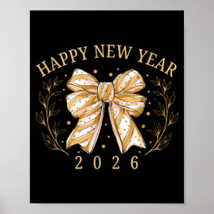 Happy New Year 2026 New Years Eve Party Countdown Poster