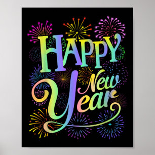 Happy New Year 2026 New Year's Eve Party Matching  Poster