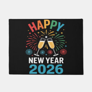 Happy New Year 2026 Party Funny New Years Eve 2026 Doormat