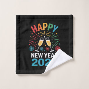 Happy New Year 2026 Party Funny New Years Eve 2026 Wash Cloth