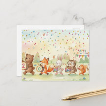 HAPPY NEW YEAR 2026 Postcard