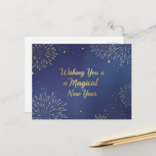 HAPPY NEW YEAR 2026 POSTCARD