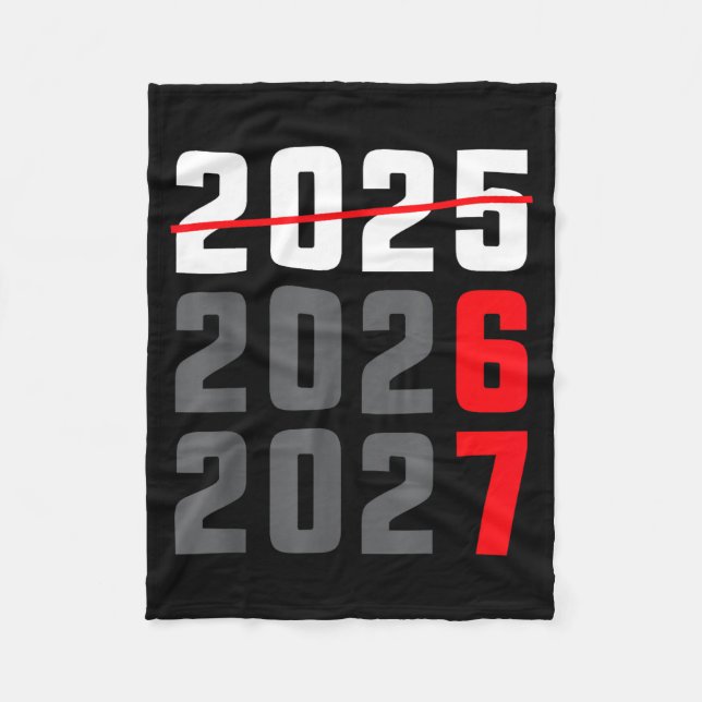 Happy New Year 2026 Shirt Six Seven 67 Meme Gen Al Fleece Blanket (Front)