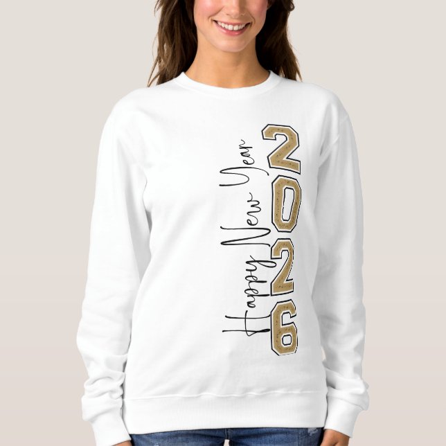 Happy New Year 2026 sweatshirts, New Year Party Sweatshirt (Front)