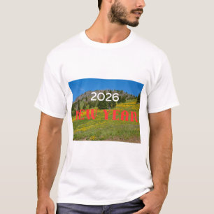 Happy New Year 2026 T-Shirt - Celebration Graphic 