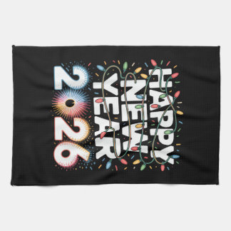 Happy New Year 2026 Tea Towel