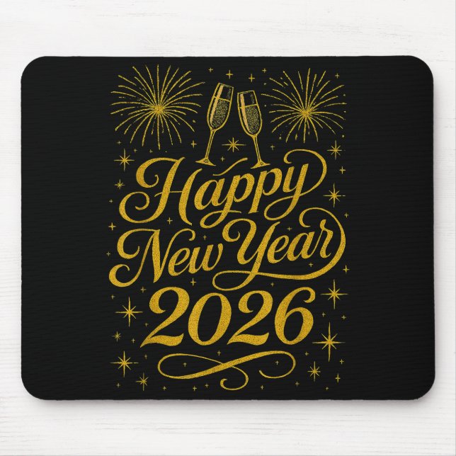 Happy New Year 2026 Womens New Years Eve Party  Mouse Pad (Front)