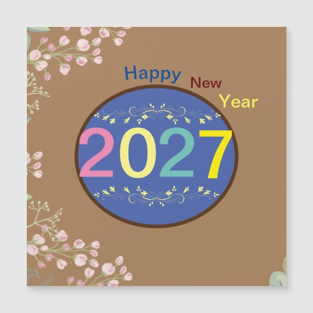 Happy New Year 2027 (Front)