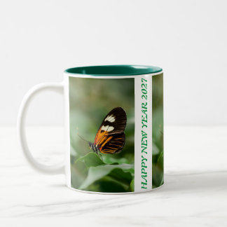 happy new year 2027 Two-Tone coffee mug