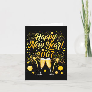 Happy New Year 2067 Funny 67 Six Seven Meme New Ye Card